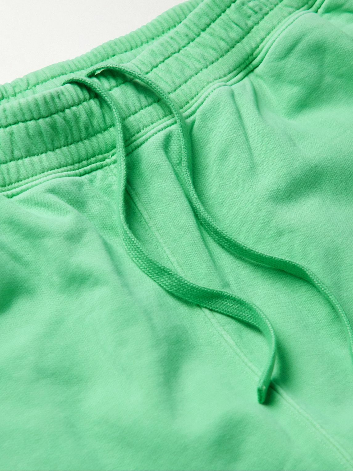 Stussy - Tapered Cotton-Jersey Sweatpants - Green Stussy