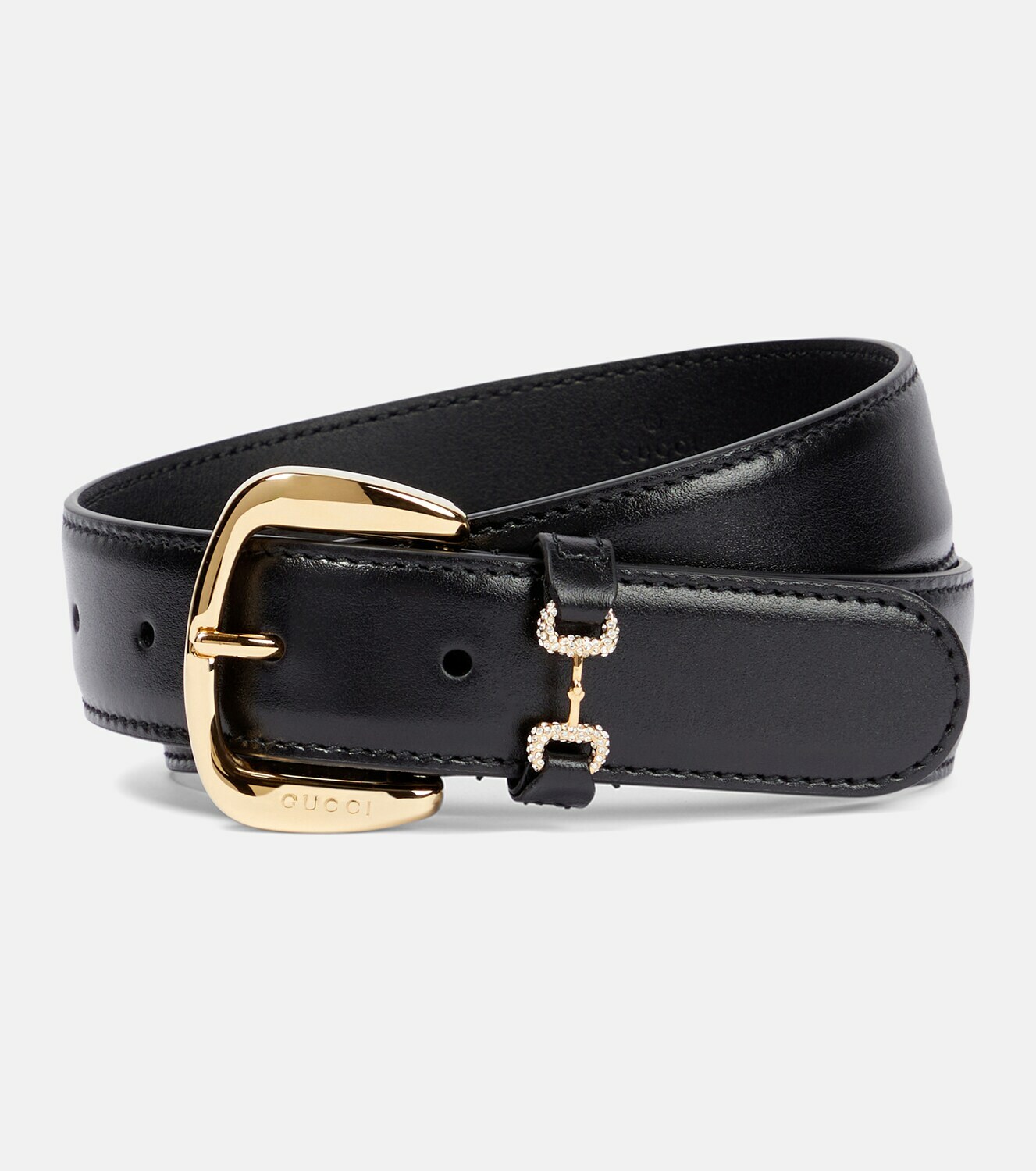 Gucci - Horsebit leather belt Gucci