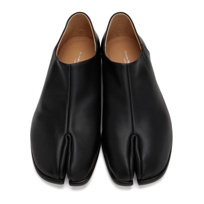 Maison Margiela Black Tabi Babouche Loafers Maison Margiela