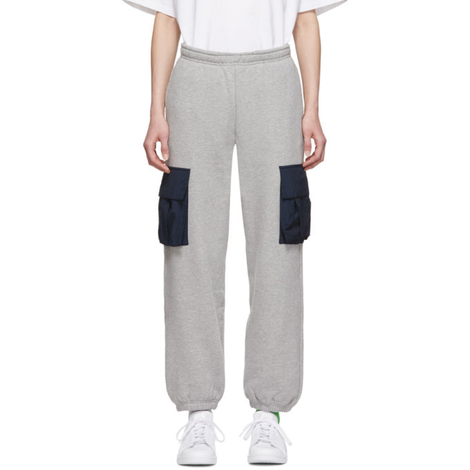 Rassvet Grey Contrast Pocket Lounge Pants