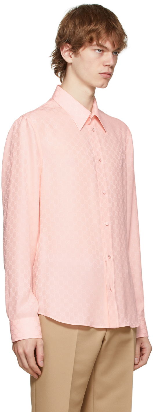 pink gucci button up