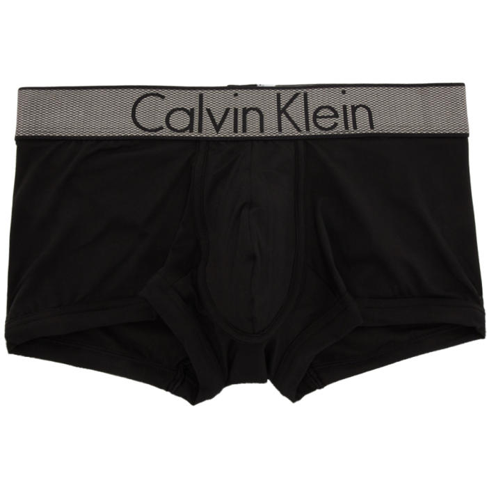 Calvin Klein Underwear Black Customized Stretch Low-Rise Trunk Boxer Briefs  Calvin Klein Underwear