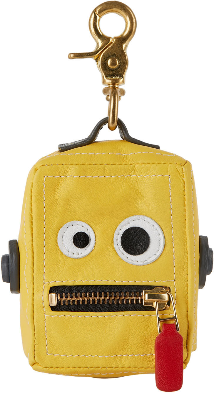 Mr. Dog Yellow Roboto Dog Poop Bag Holder