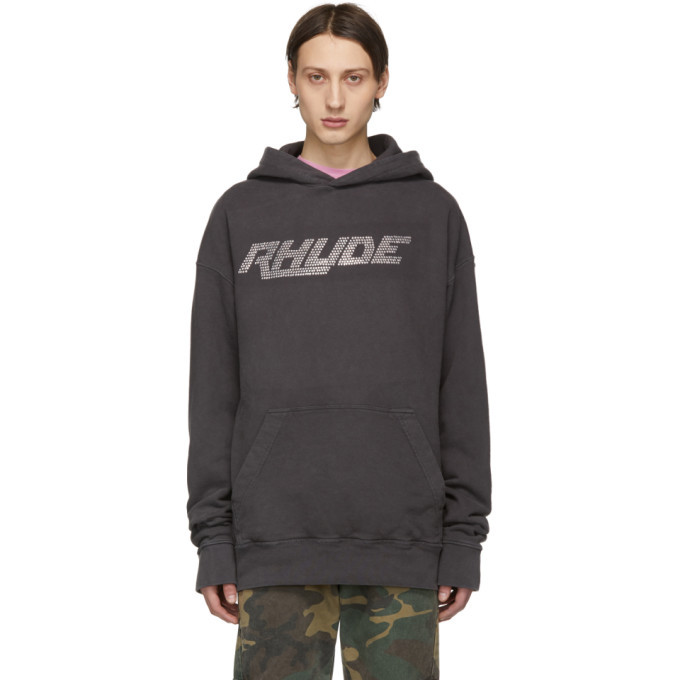 rhude skull hoodie