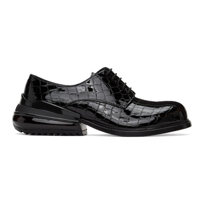 Maison Margiela Black Croc Airbag Derbys Maison Margiela