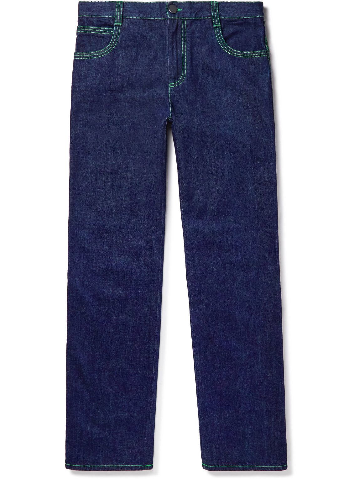 Bottega Veneta - Straight-Leg Selvedge Jeans - Blue Bottega Veneta