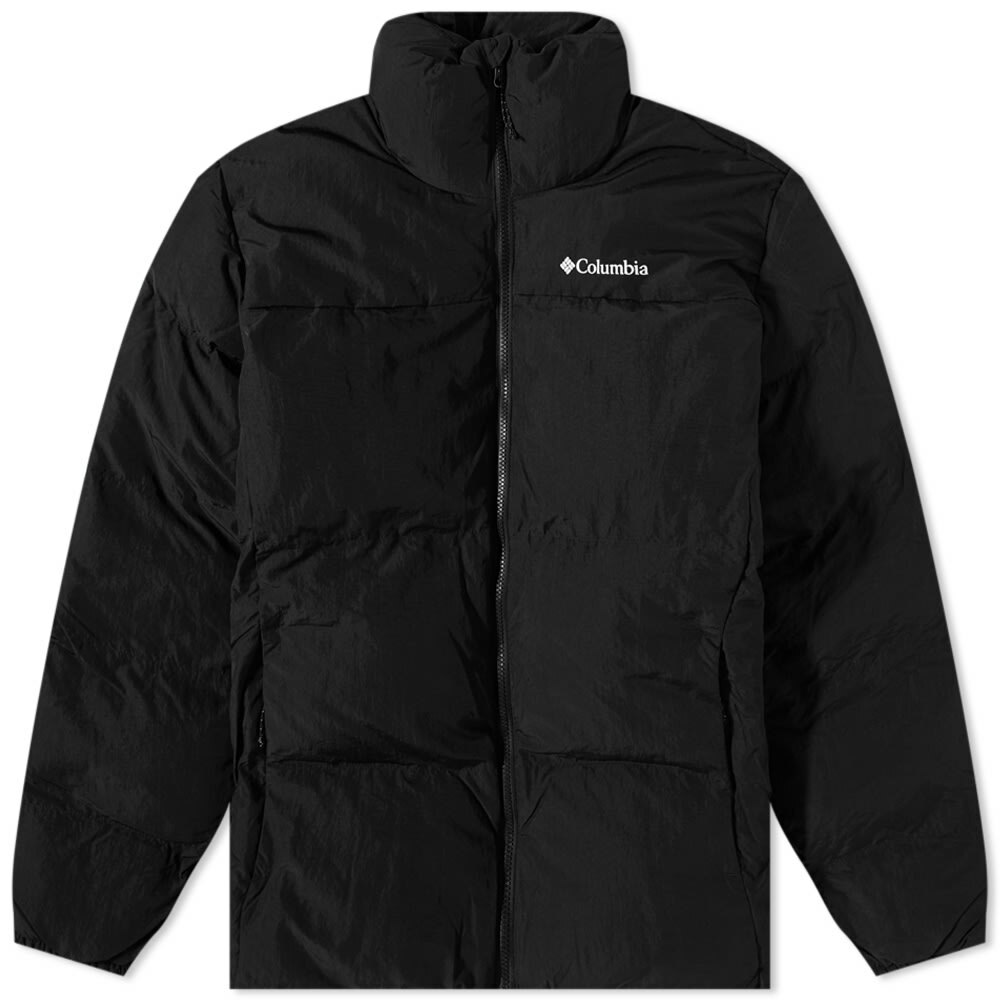 Columbia Men's Puffer Crinkle Jacket in Black Columbia