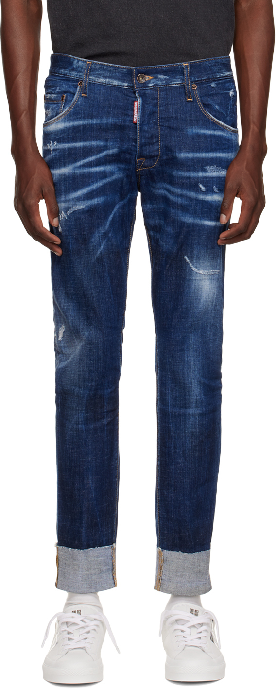 Dsquared2 Blue Skater Jeans Dsquared2