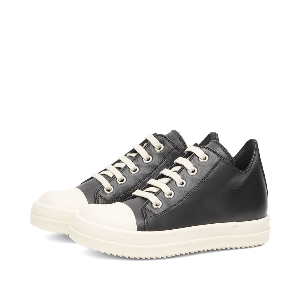 Rick Owens Babysneaks Grade School Sneakers In Black Milk Rick Owens running-school-shoes-black-at-teresa-shipman-blog
