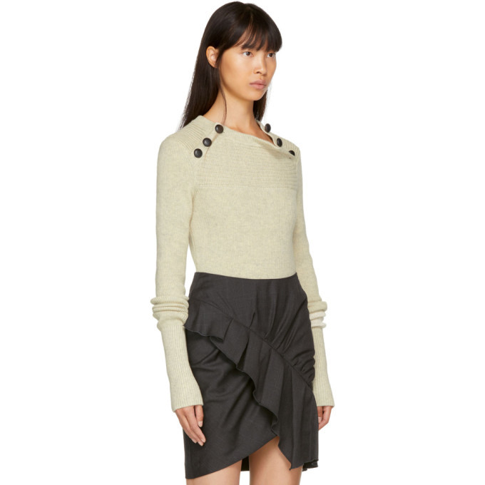 Isabel Marant Etoile Grey Koyle Rib Sweater