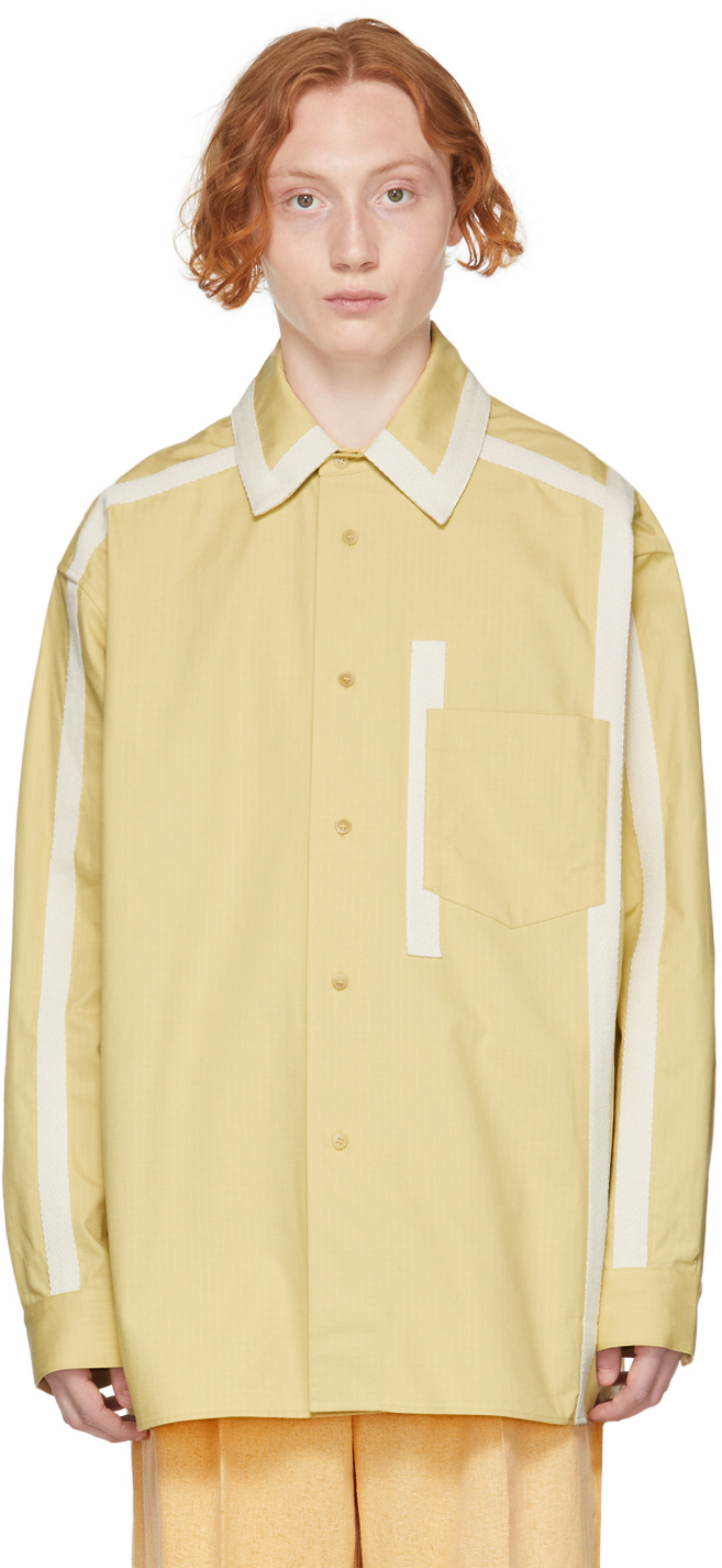 jacquemus yellow shirt