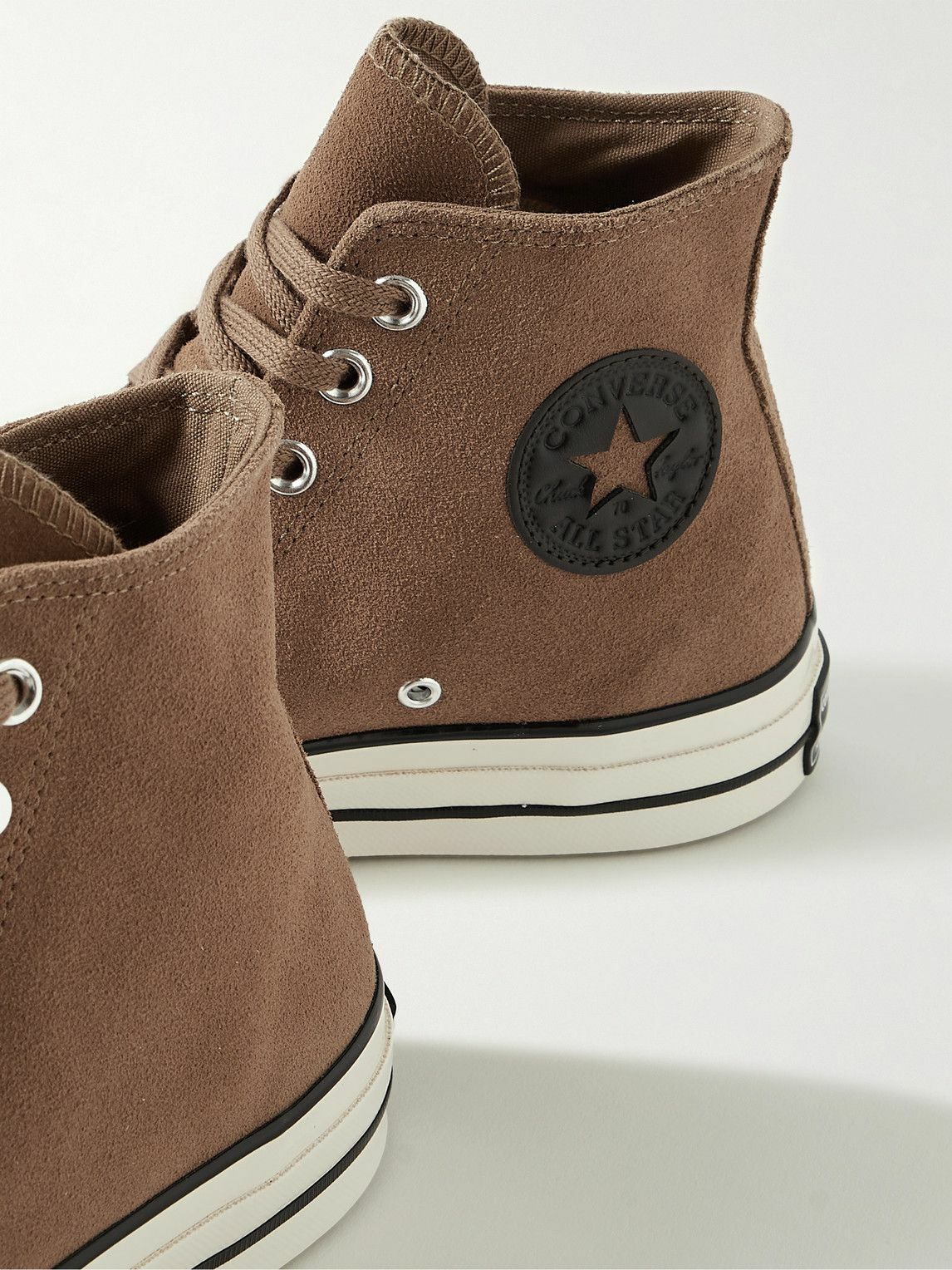 Converse - Chuck 70 Suede High-Top Sneakers - Brown Converse