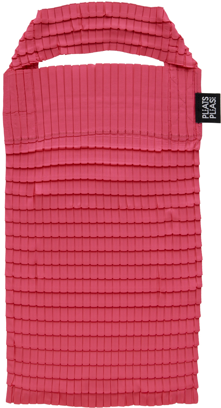 Photo: Pleats Please Issey Miyake Pink Daily Pleats Tote