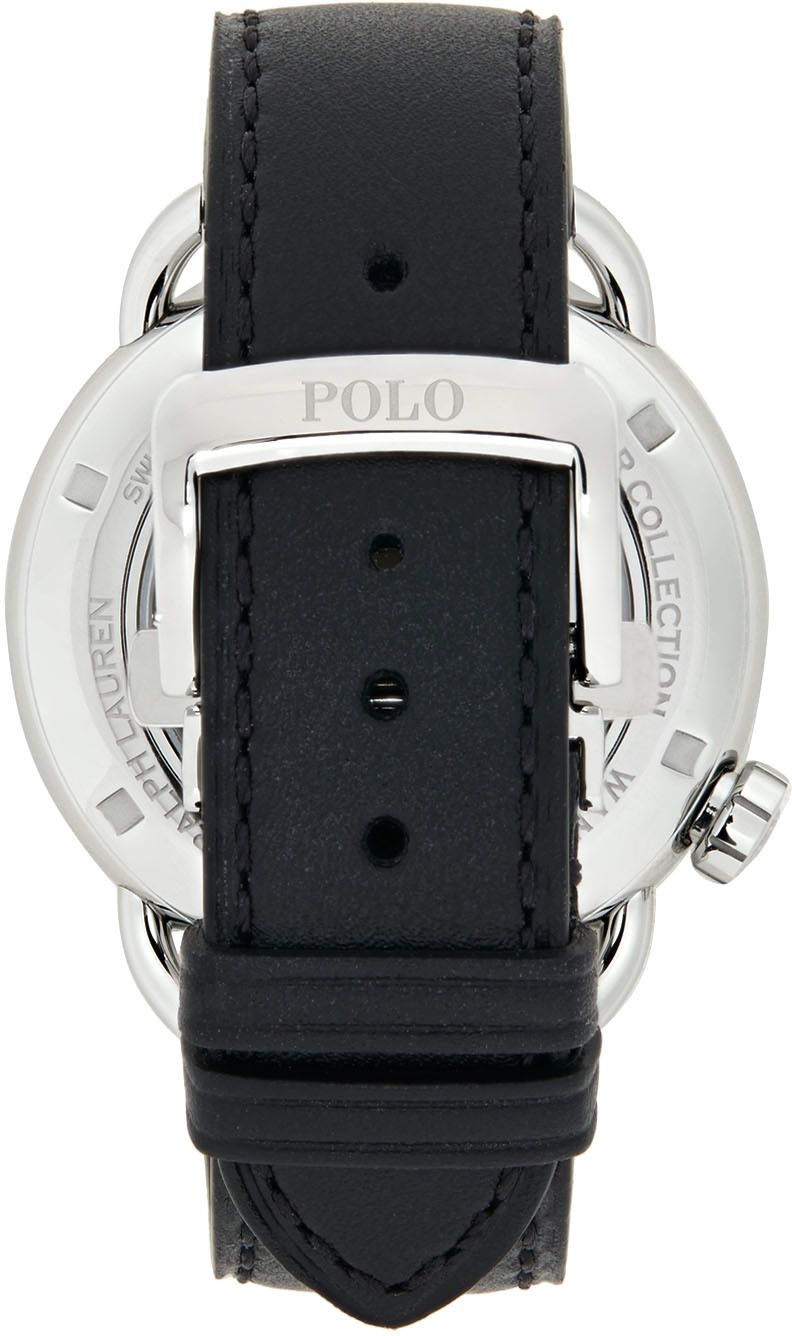 Polo Ralph Lauren Black & White Tuxedo 'Polo Bear' 42mm Watch