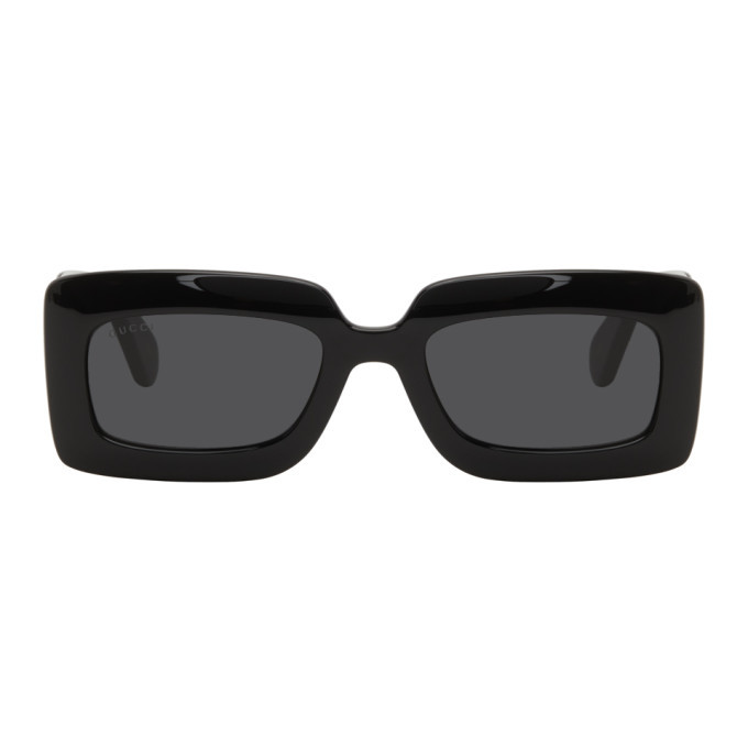 thick black gucci sunglasses