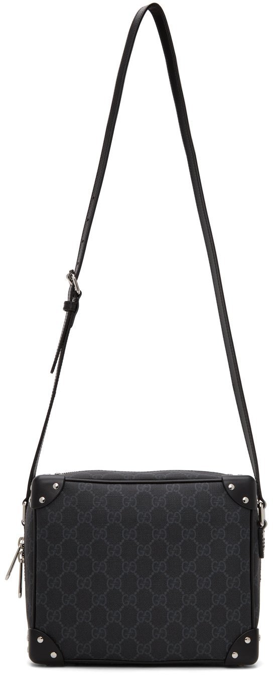 Gucci Black & Grey GG Messenger Bag Gucci