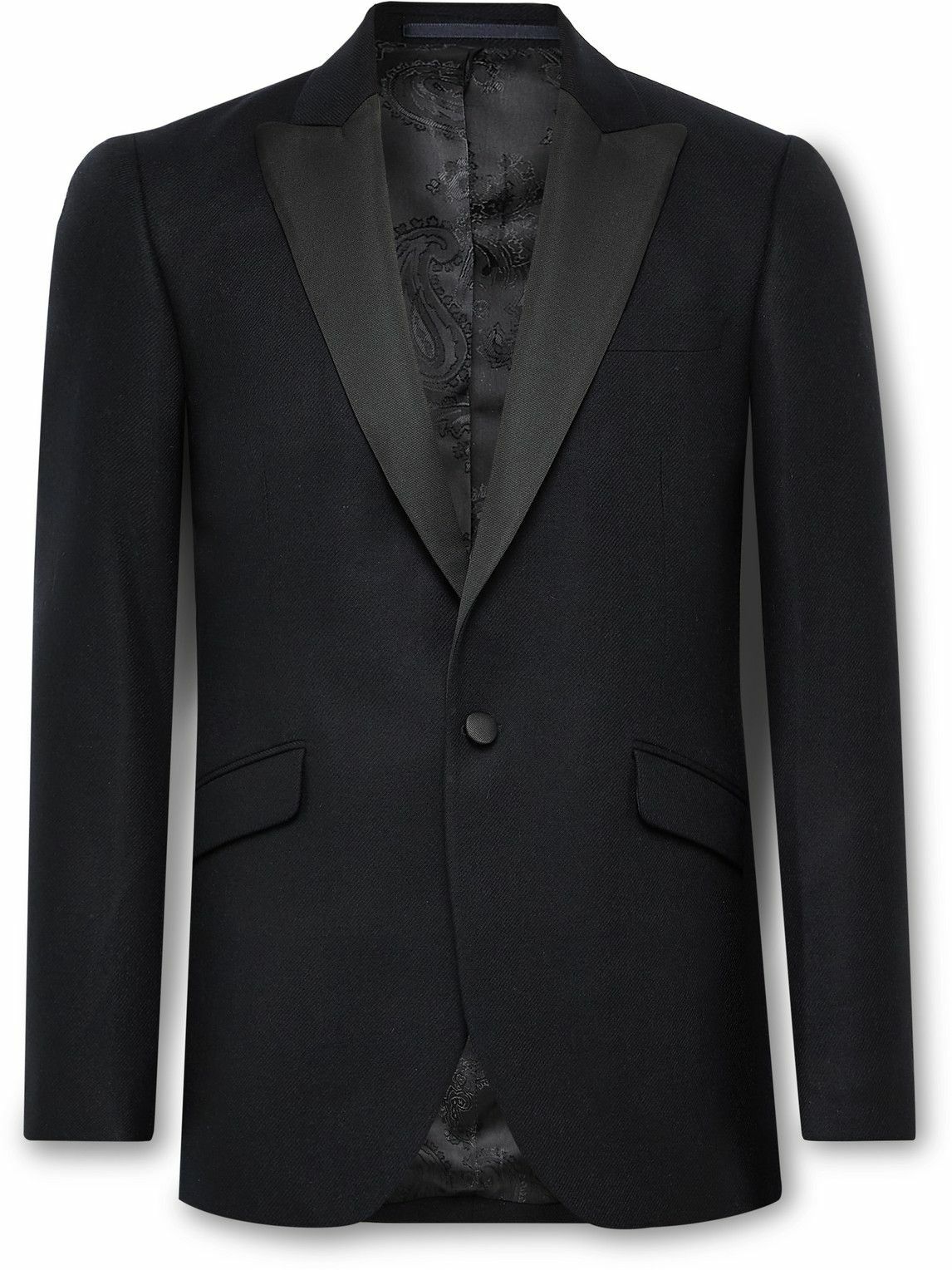 Favourbrook Seaton SlimFit GrosgrainTrimmed Cashmere Tuxedo Jacket