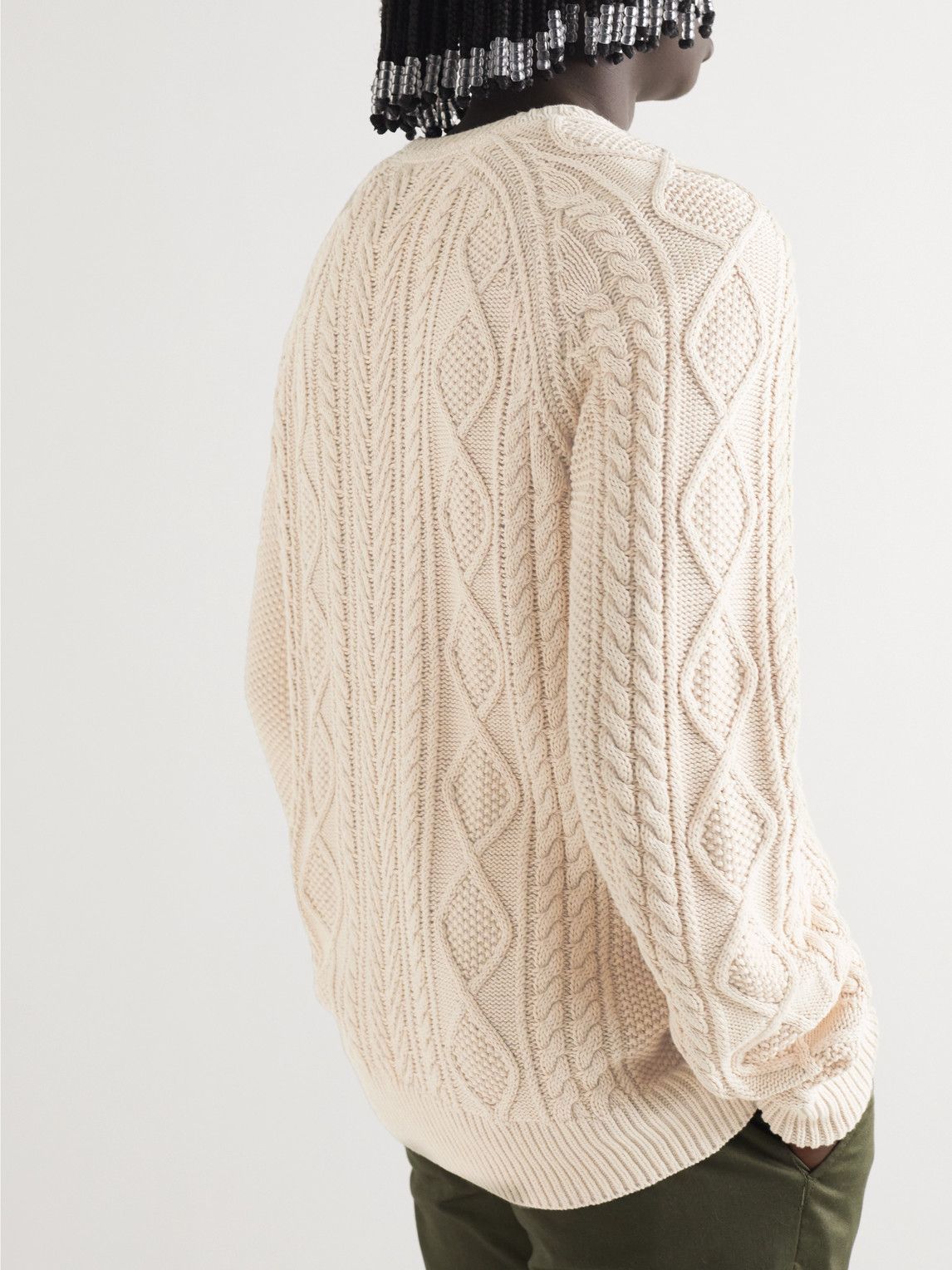 Rag \u0026 Bone - Cable-Knit Cotton Sweater 