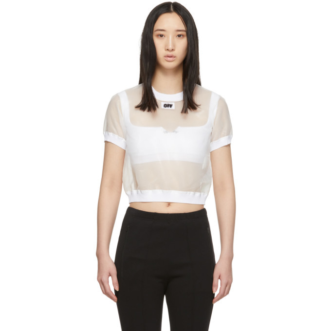 off white cropped t shirt