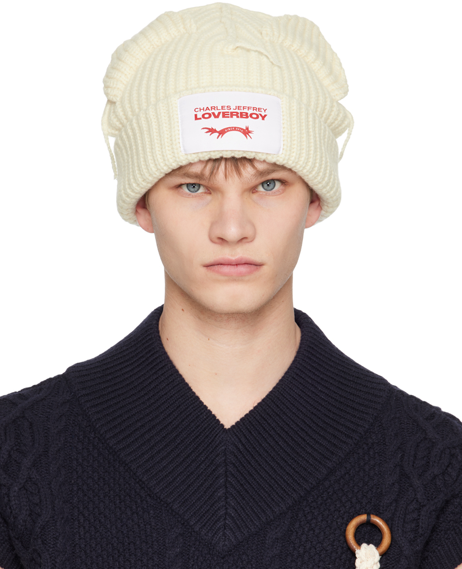 Photo: Charles Jeffrey Loverboy Off-White Chunky Ears Beanie