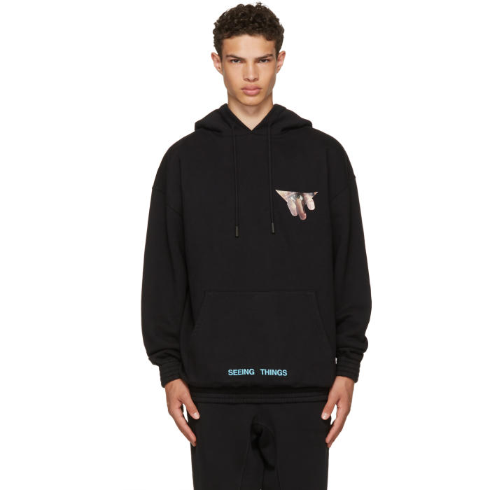 off white eyes over hoodie