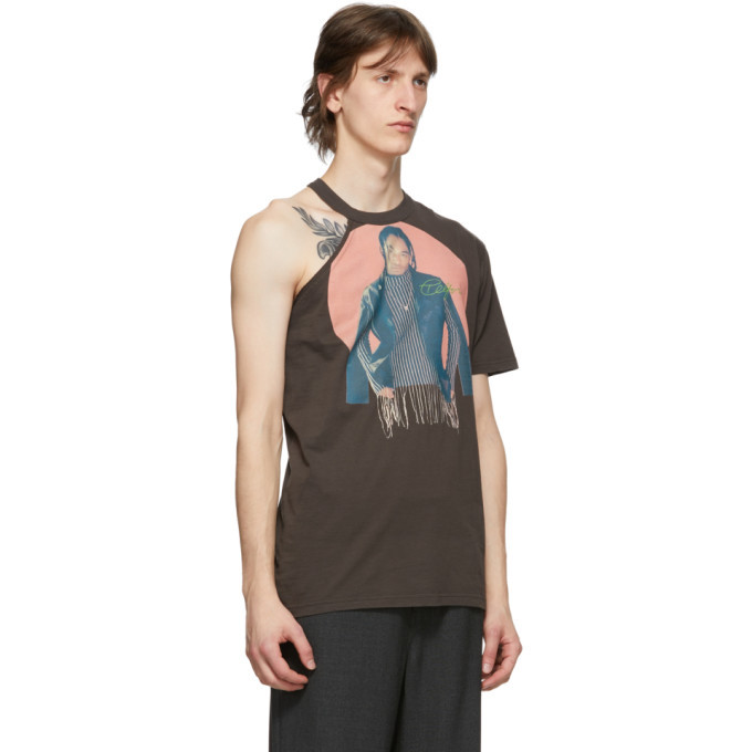 Telfar Black Half T-Shirt Telfar