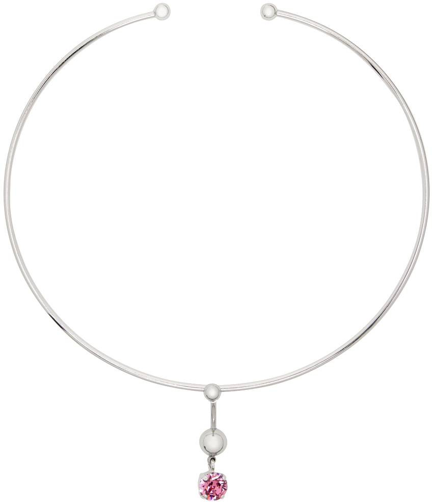 Justine Clenquet Silver Sina Choker Justine Clenquet