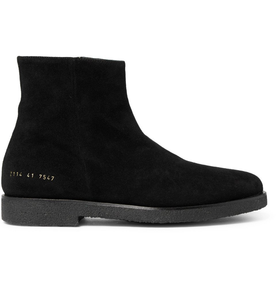 Photo: Common Projects - Suede Boots - Black