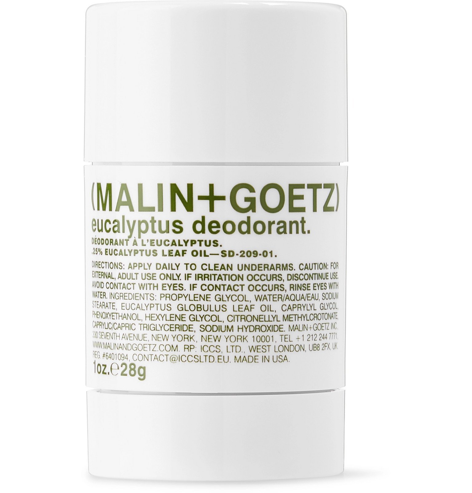 Malin Goetz - Eucalyptus Travel-Size Deodorant, 28g - Colorless Malin ...