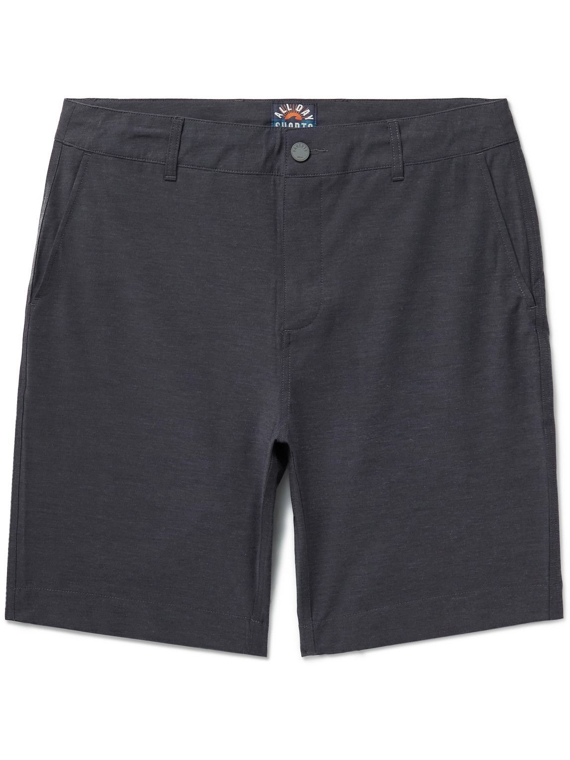 Faherty - All Day Straight-Leg Stretch-Jersey Shorts - Gray Faherty