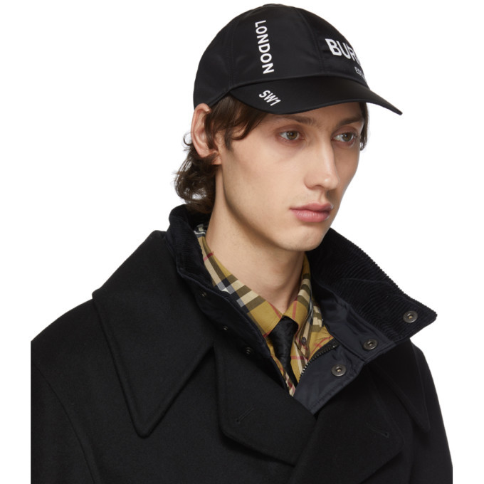 burberry black cap