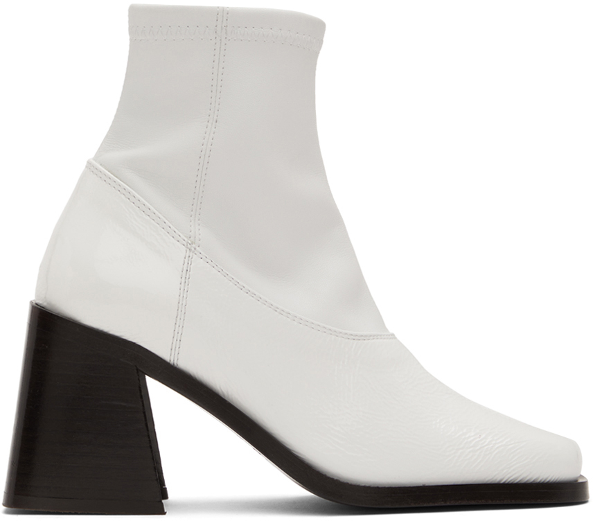 Justine Clenquet White Eva Boots Justine Clenquet