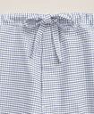Brooks Brothers Men's Oxford Cotton Tattersall Pajamas | Blue