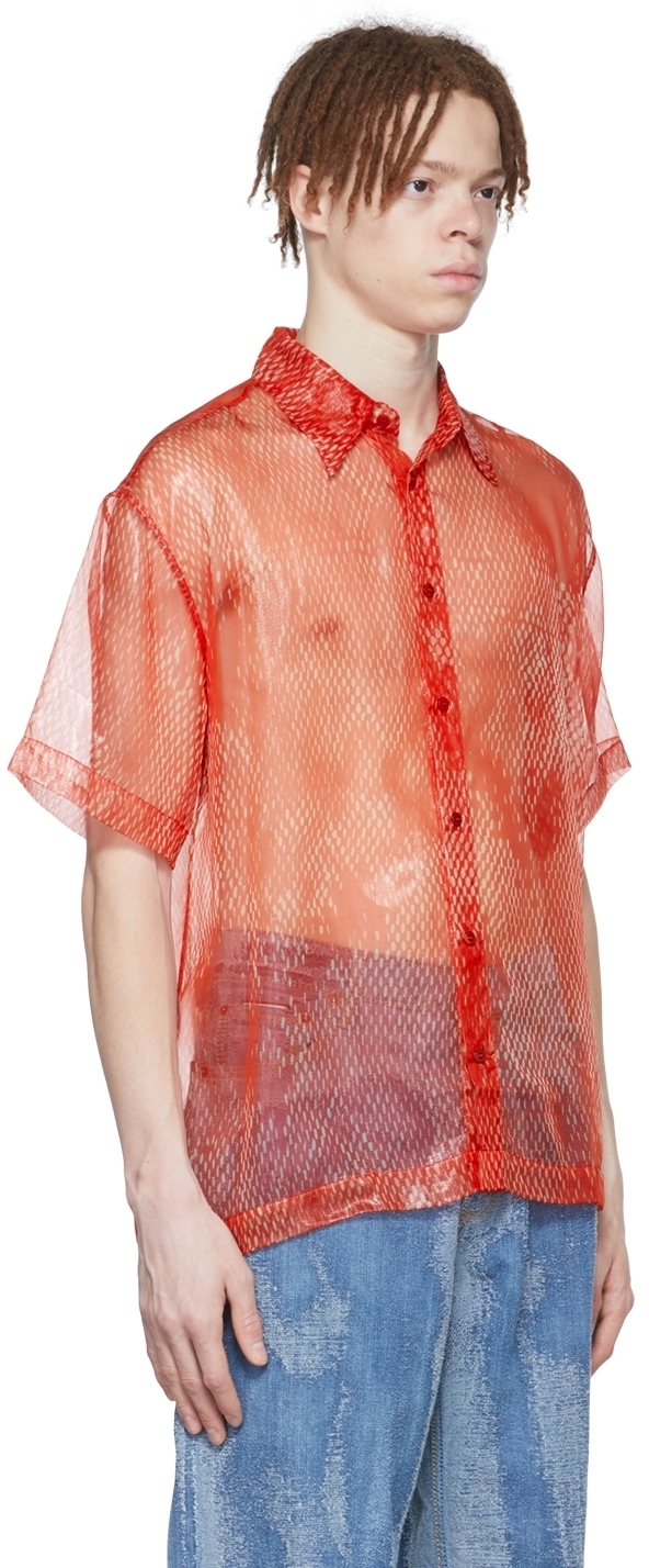 AGR Red Silk Shirt