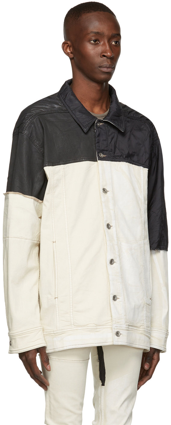 Rick Owens Drkshdw White Colorblock 