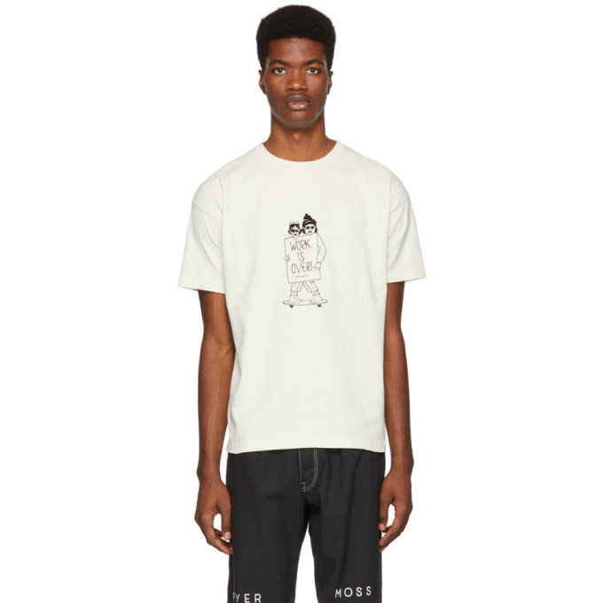 Remi Relief Off-White Work Is Over T-Shirt Remi Relief