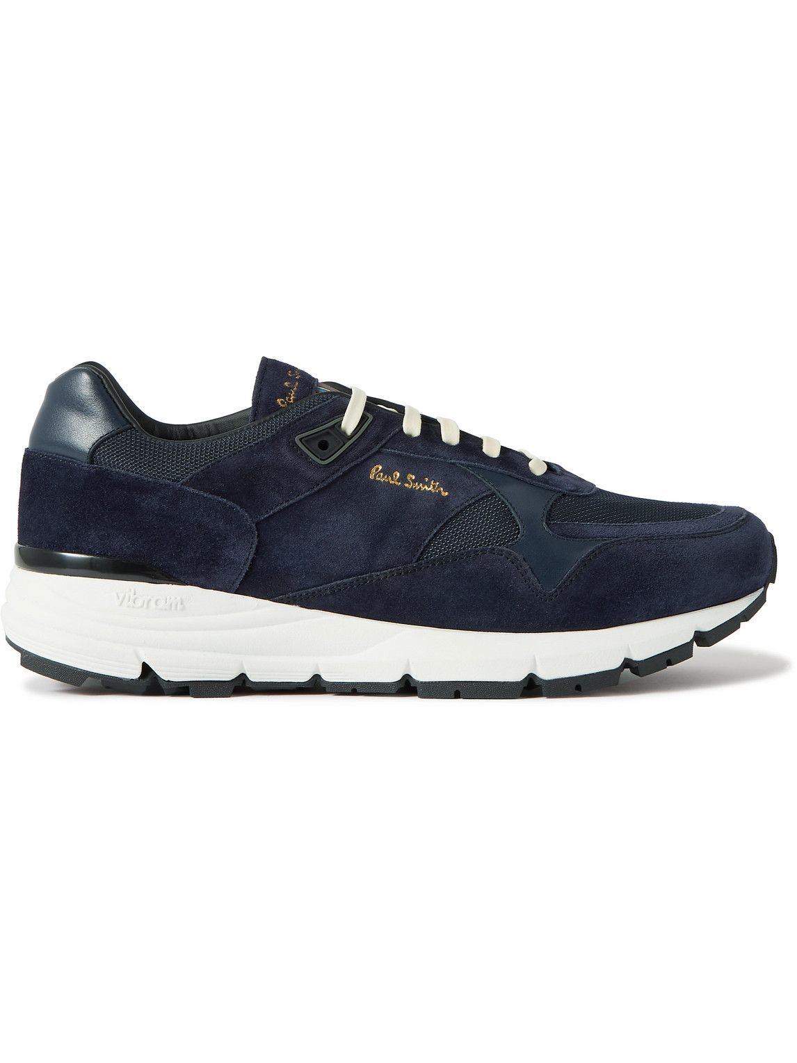 Paul Smith - Gorio Leather-Trimmed Mesh and Suede Sneakers - Blue Paul ...