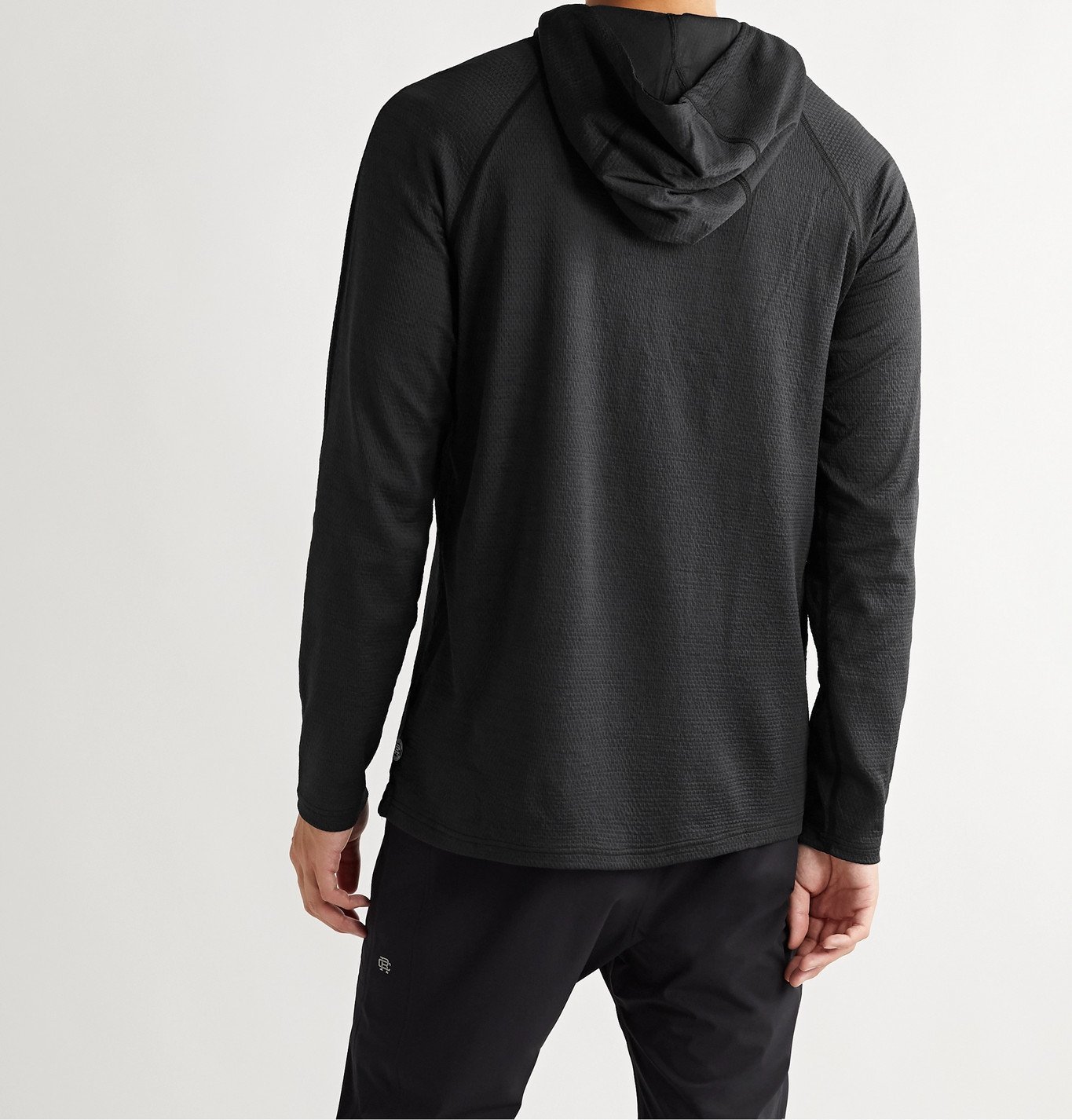 solotex mesh pullover hoodie