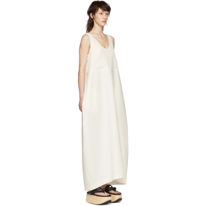 Jil Sander White Sleeveless Long Dress Jil Sander