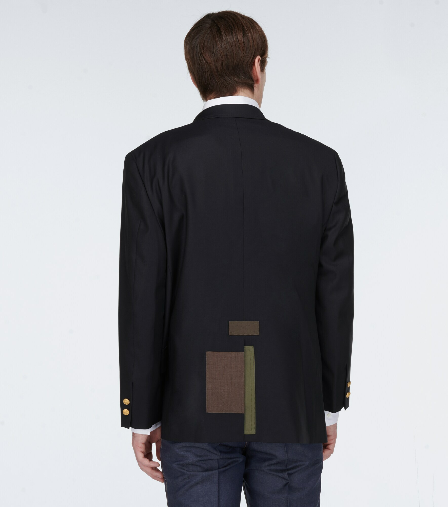 Junya Watanabe x Brooks Brothers appliquéd wool blazer Junya Watanabe