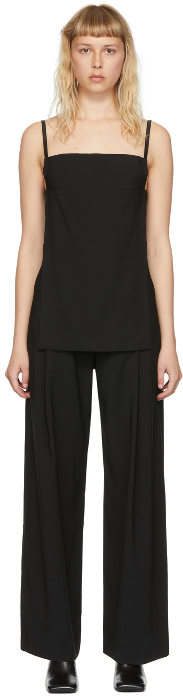 black rayon jumpsuit