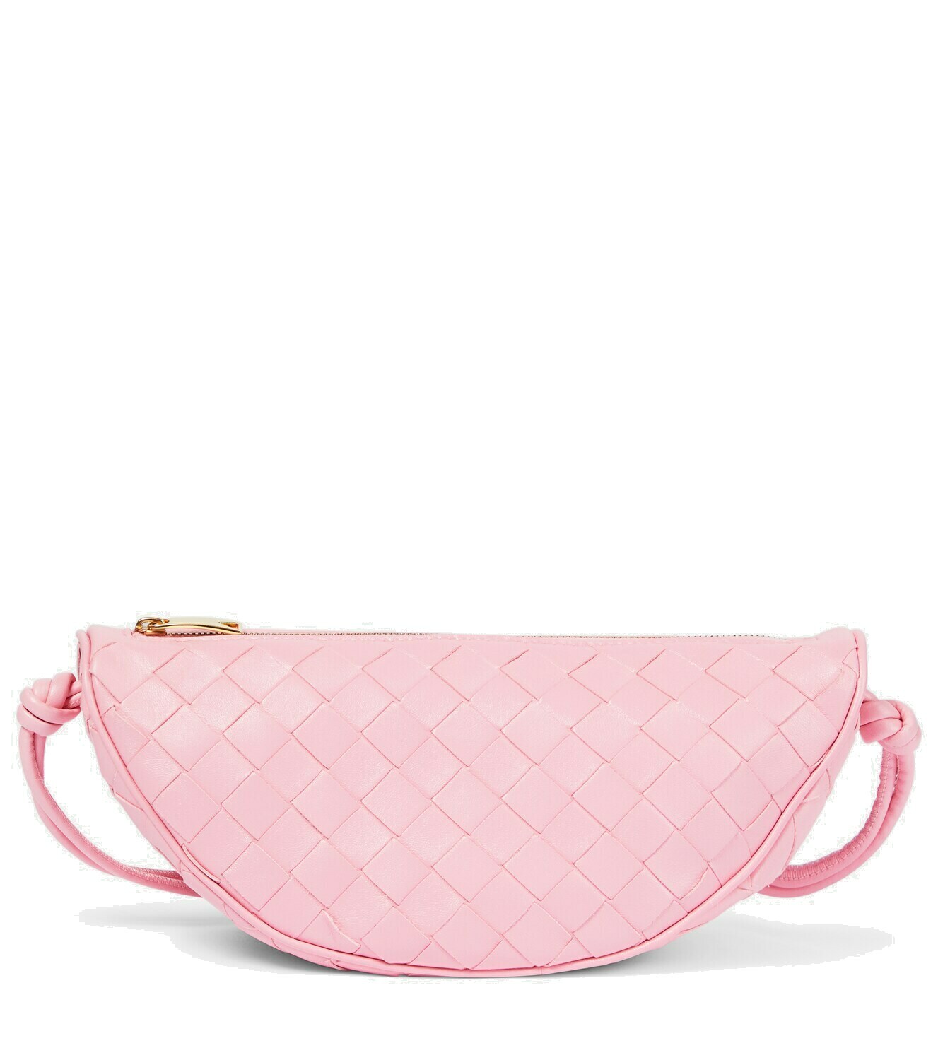 BOTTEGAVENETA Padded Mini Half Moon Chain Shoulder Bag bag 593165 black