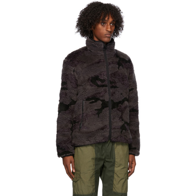 John Elliott Reversible Grey Camo Polar 