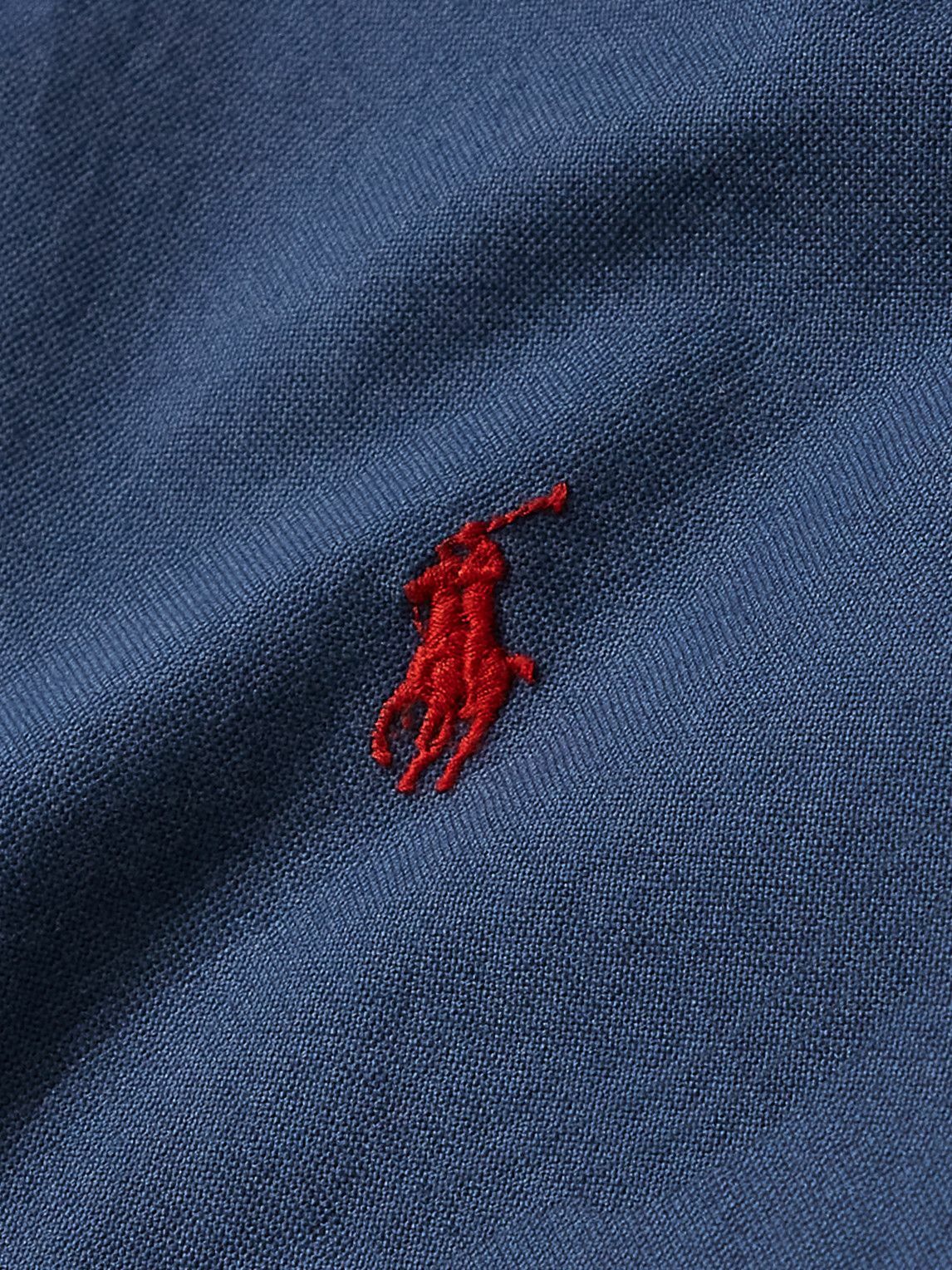 Polo Ralph Lauren - Slim-Fit Button-Down Collar Cotton-Chambray Shirt - Blue