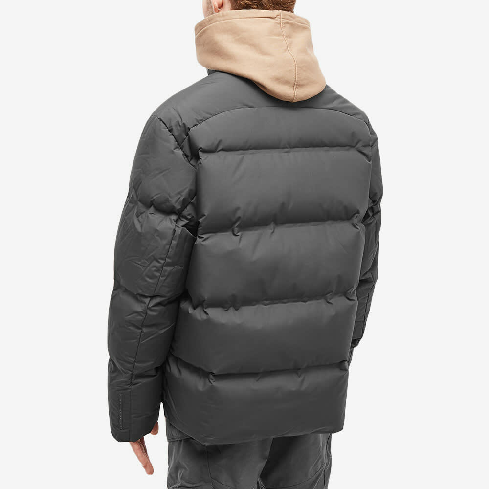 Norse Projects Men's Stand Collar Short Down Jacket in Black Norse Projects