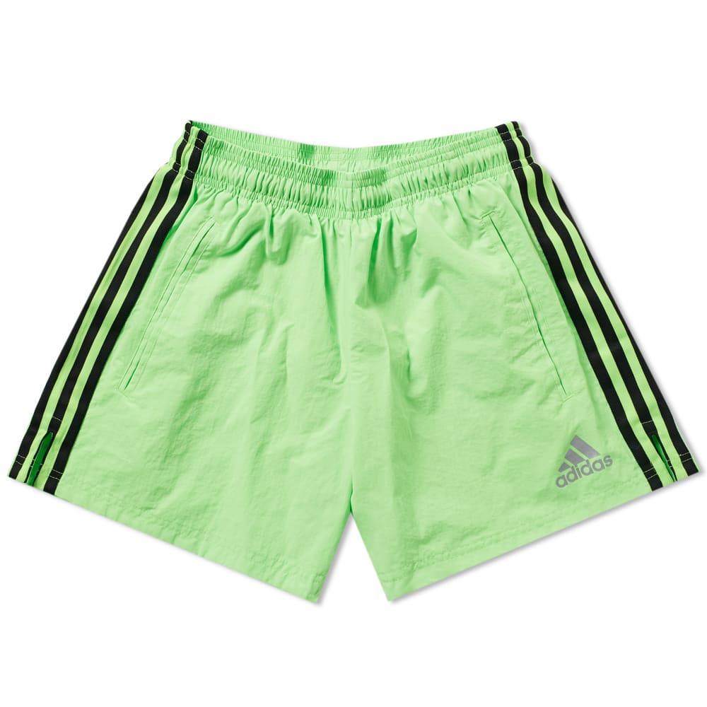 adidas lime green shorts