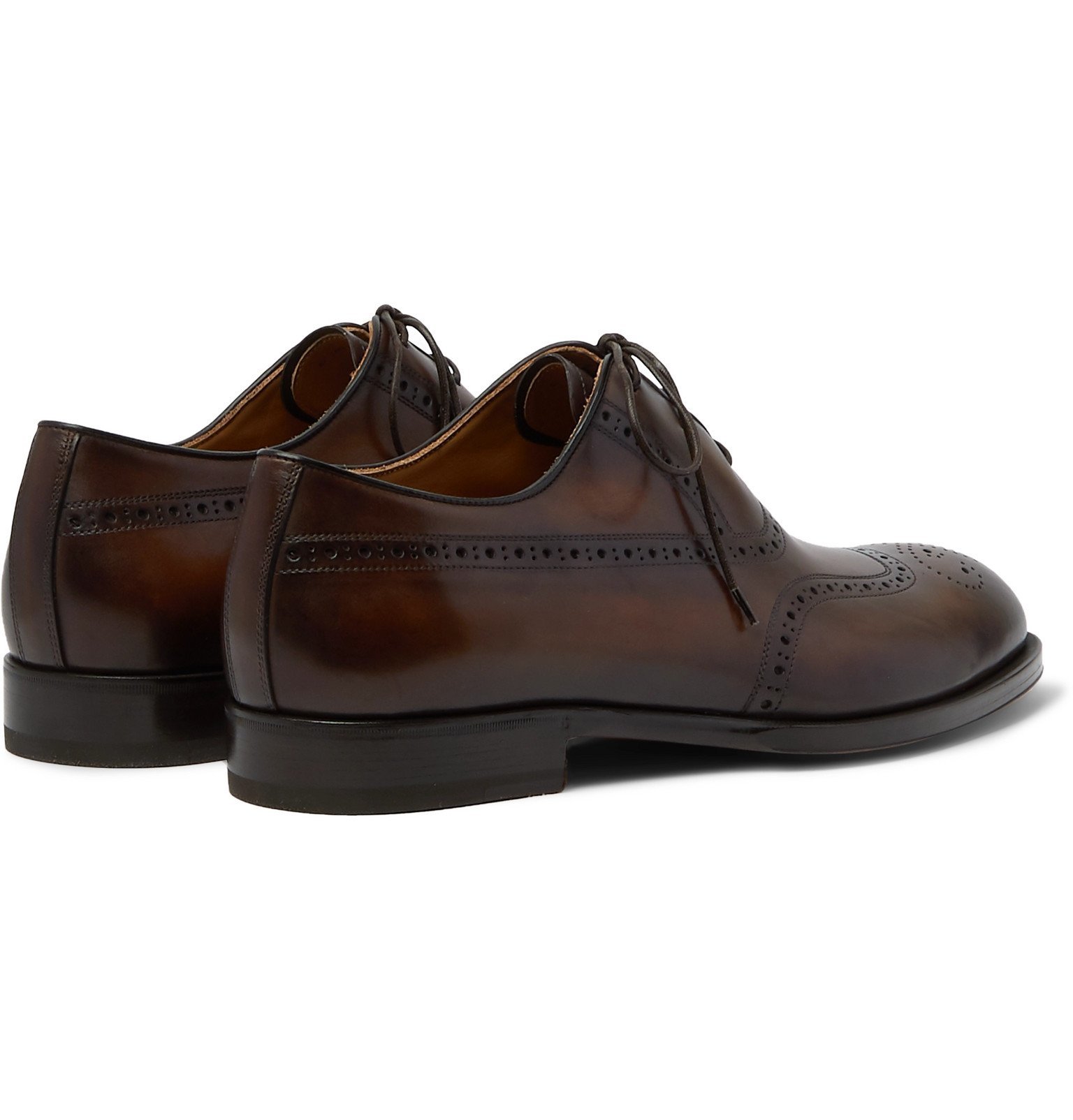 dune leather brogues