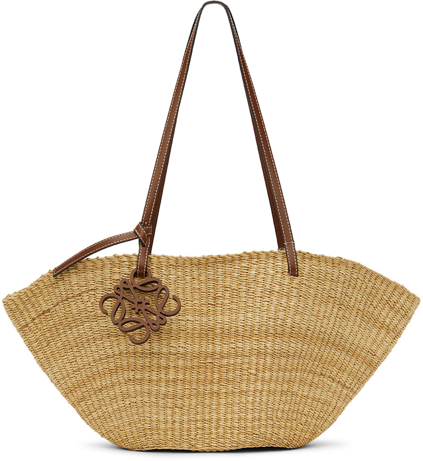 Loewe Tan Shell Small Basket Tote Loewe