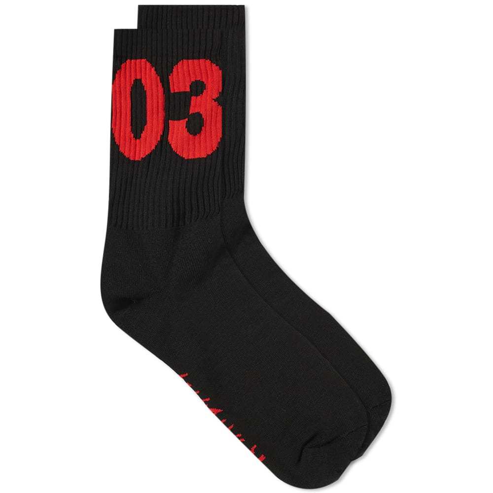 032c Socks Black & Red