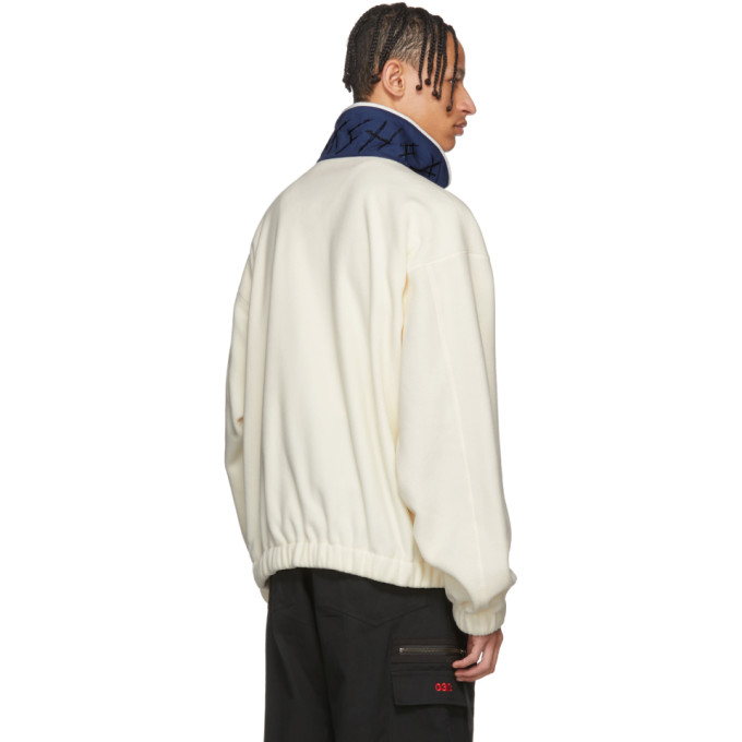 032c White WWB Fleece Jacket